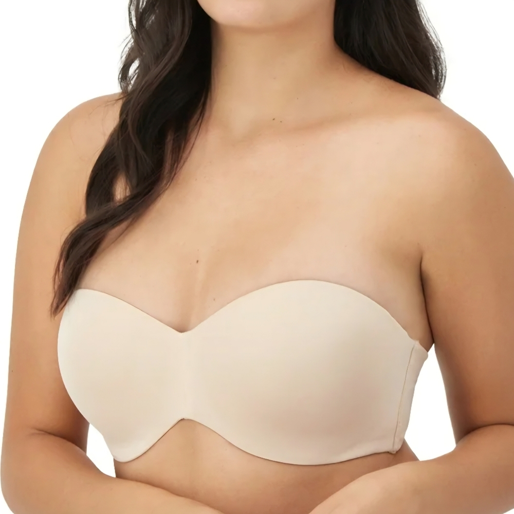 Maidenform Strapless Full Coverage Multiway Basically Sexy Bra- Sz 42C Beige NWT